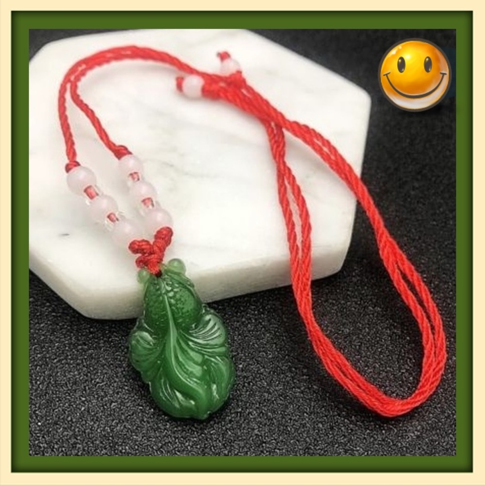 REAL JADE CUIO FISH NECKLACE!💚